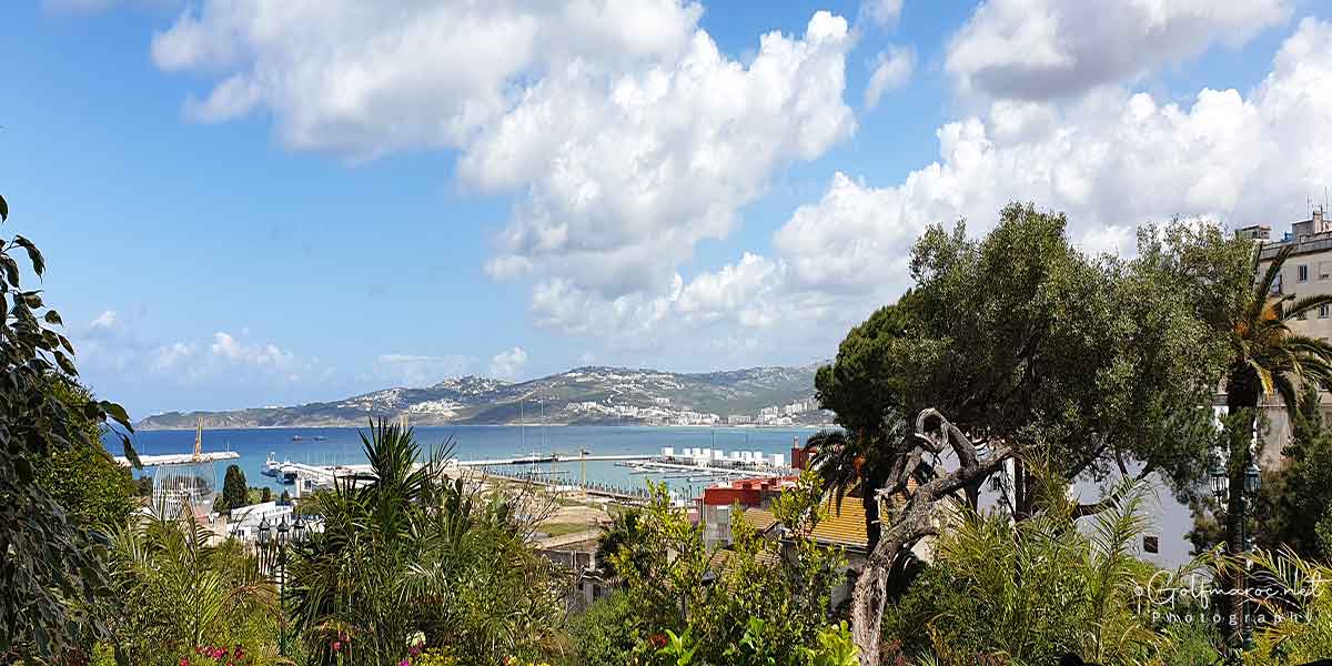 Vues depuis la terrasse du Minzah
