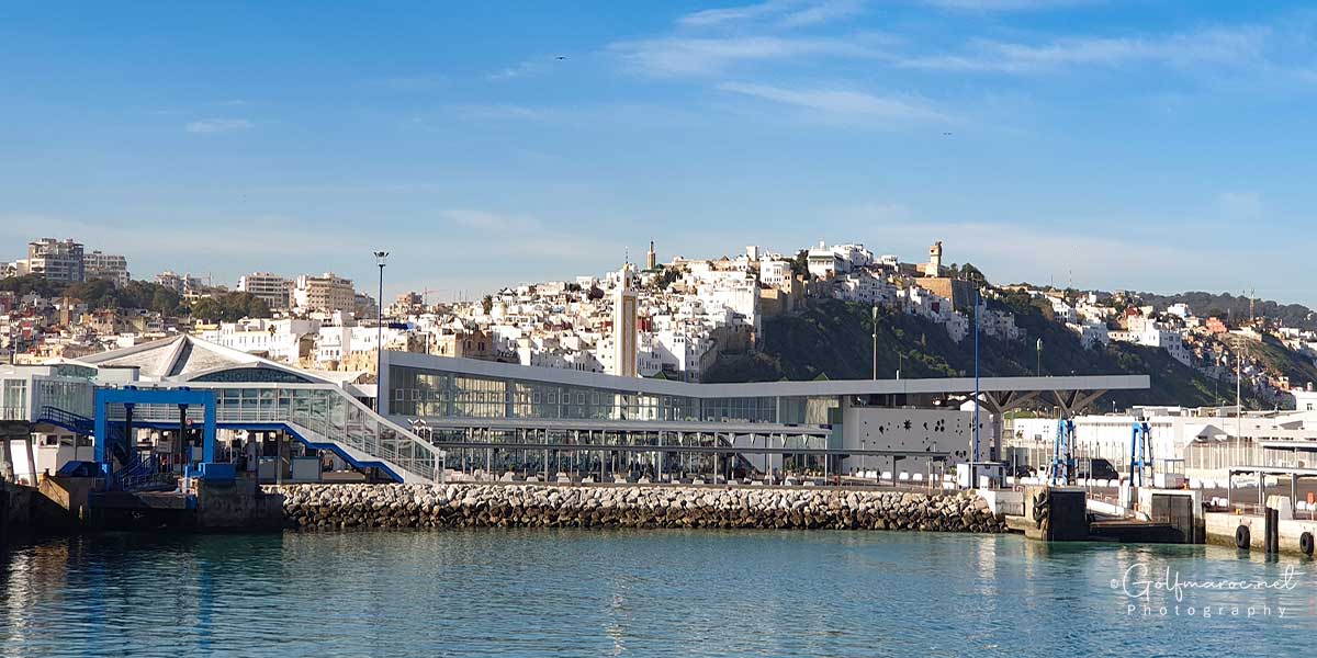 Vue de Tanger depuis le Ferry de Tarifa